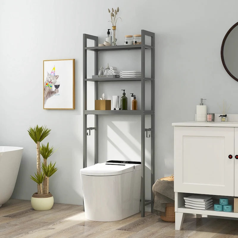 Over-The-Toilet Metal Storage Shelf for Bathroom