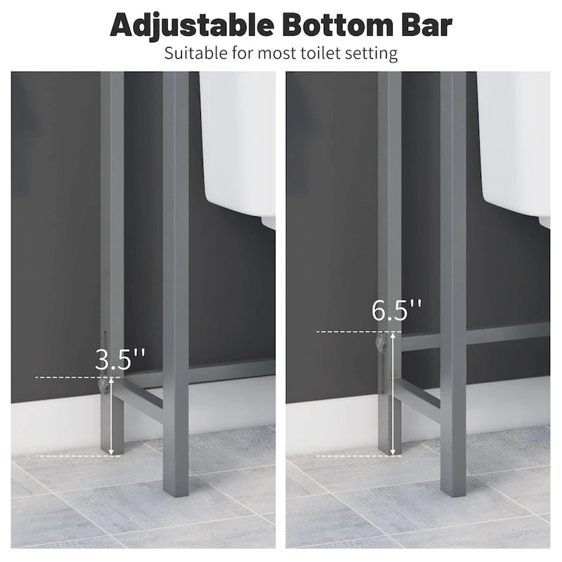 Over-The-Toilet Metal Storage Shelf for Bathroom