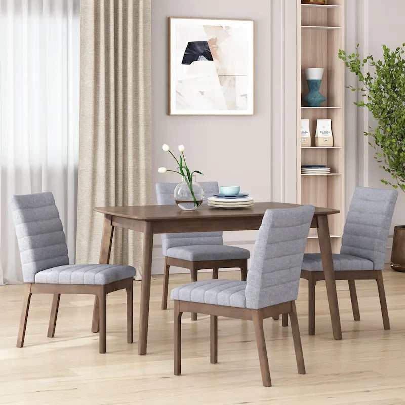 Channel Stitch Dining Chairs (Set of 4)