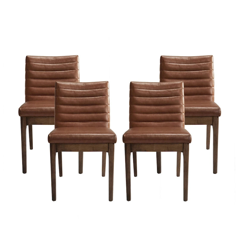 Channel Stitch Dining Chairs (Set of 4)