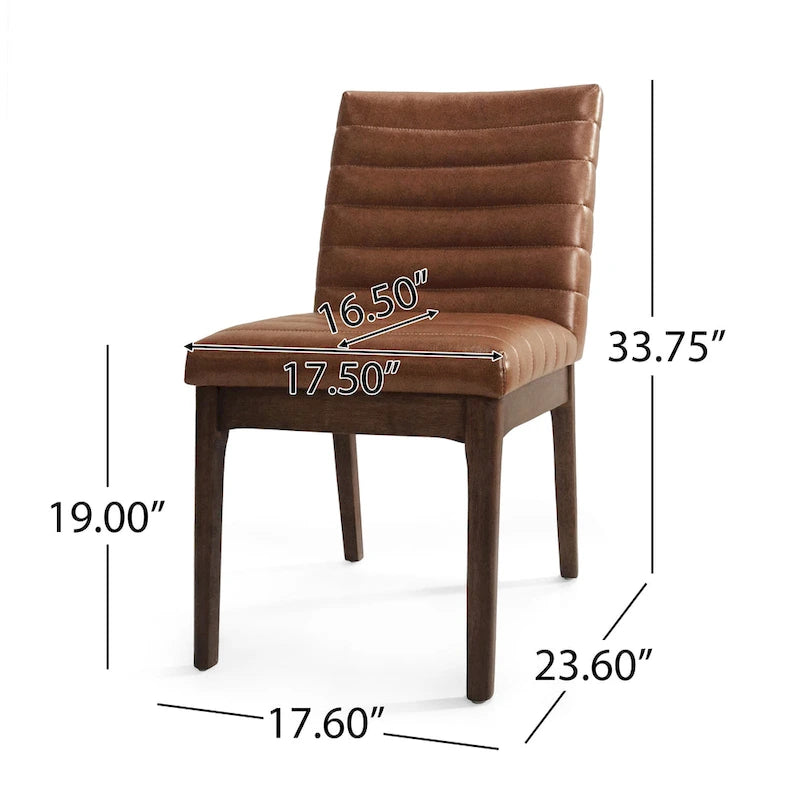 Channel Stitch Dining Chairs (Set of 4)