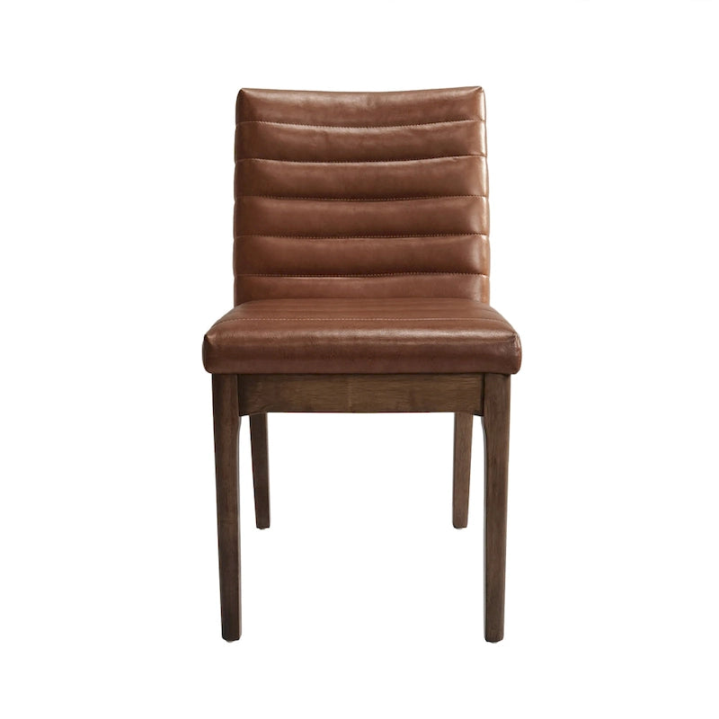 Eetkamerstoelen met kanaalstiksel (set van 4)