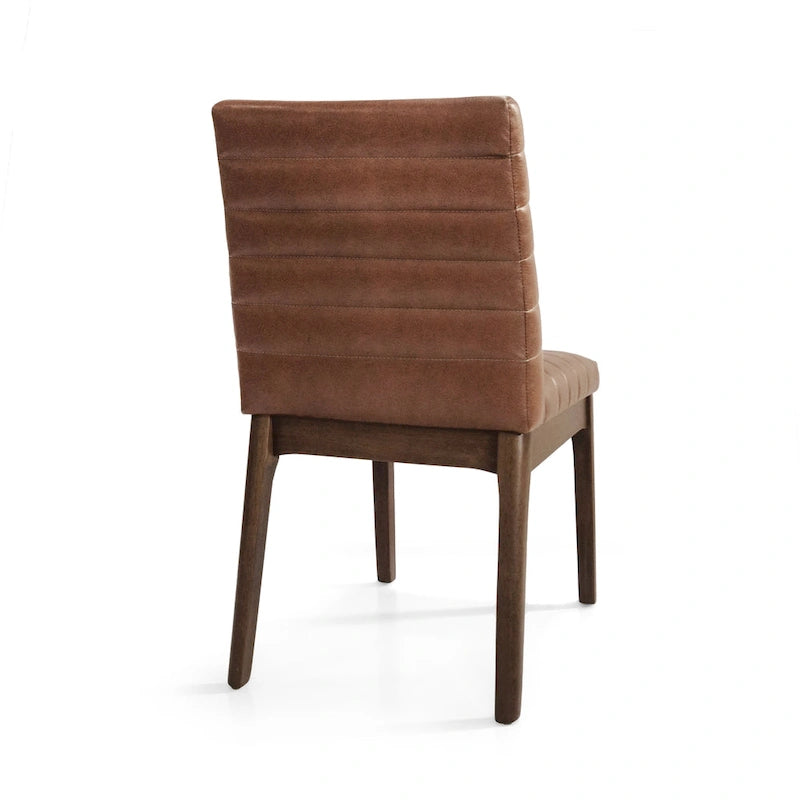 Eetkamerstoelen met kanaalstiksel (set van 4)