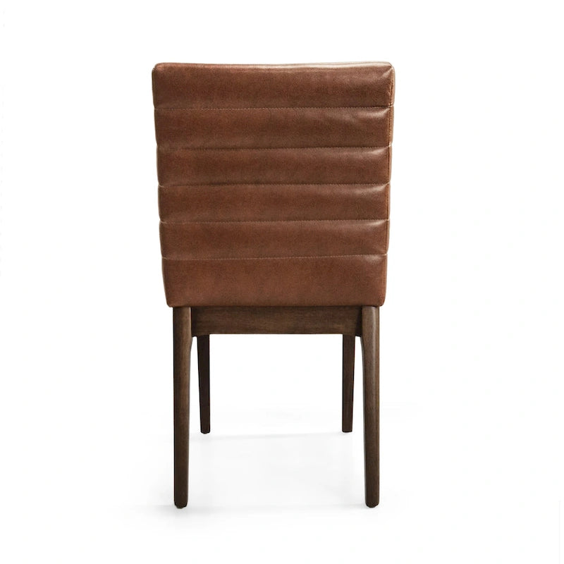 Eetkamerstoelen met kanaalstiksel (set van 4)