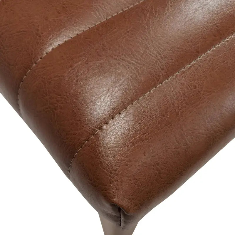 Eetkamerstoelen met kanaalstiksel (set van 4)