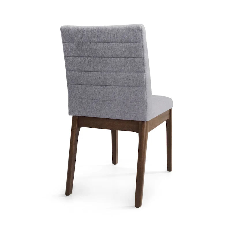 Eetkamerstoelen met kanaalstiksel (set van 4)