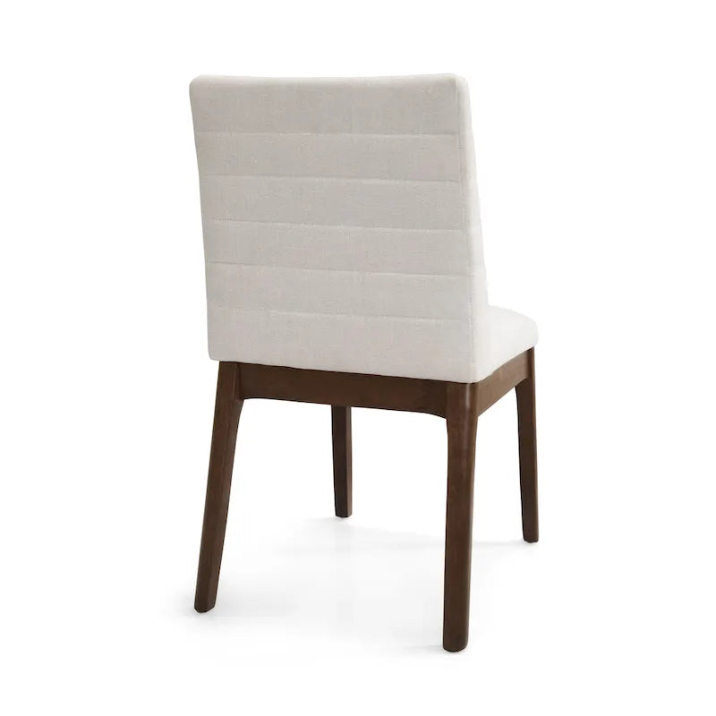 Eetkamerstoelen met kanaalstiksel (set van 4)