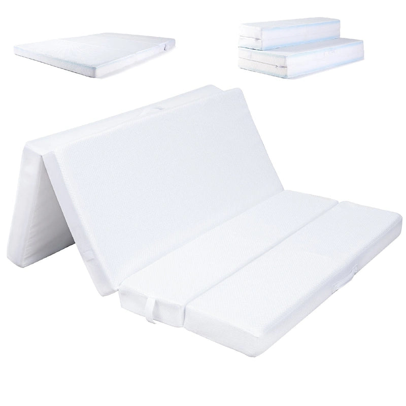 Cheer Collection 4 Folding Sofa Bed with 1 Gel Infused Memory Foam