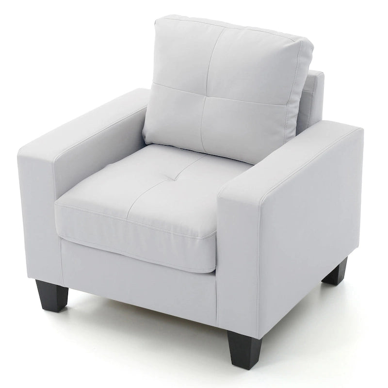 Fauteuil d'appoint avec coussins amovibles - 35L x 32W x 36H