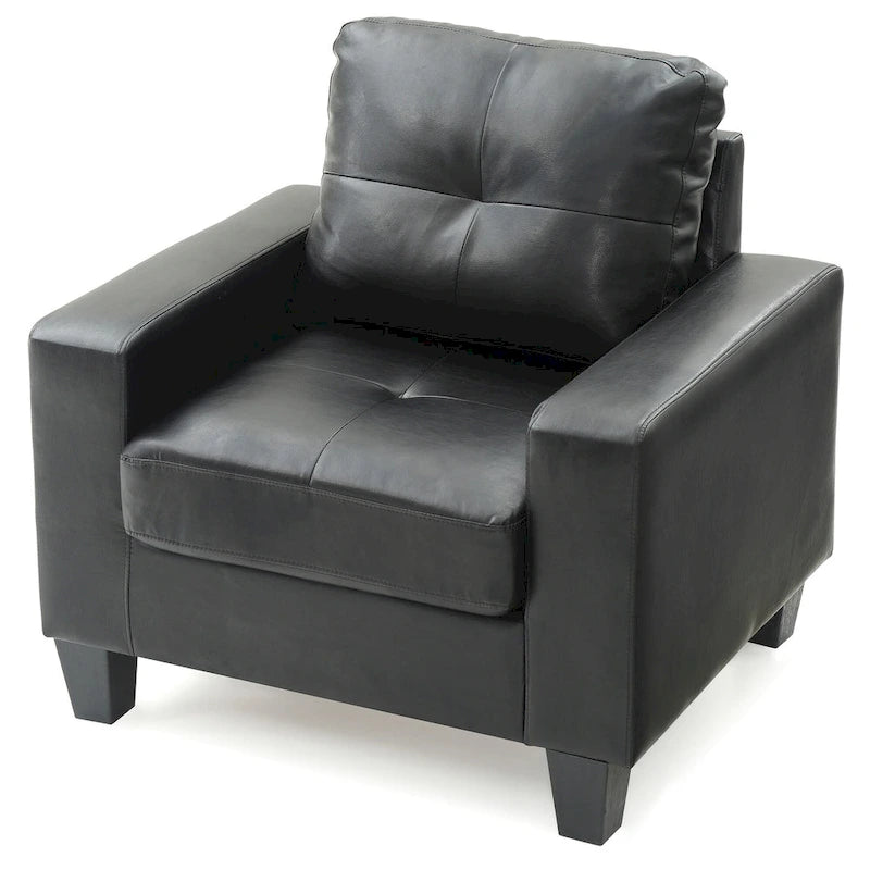 Fauteuil d'appoint avec coussins amovibles - 35L x 32W x 36H