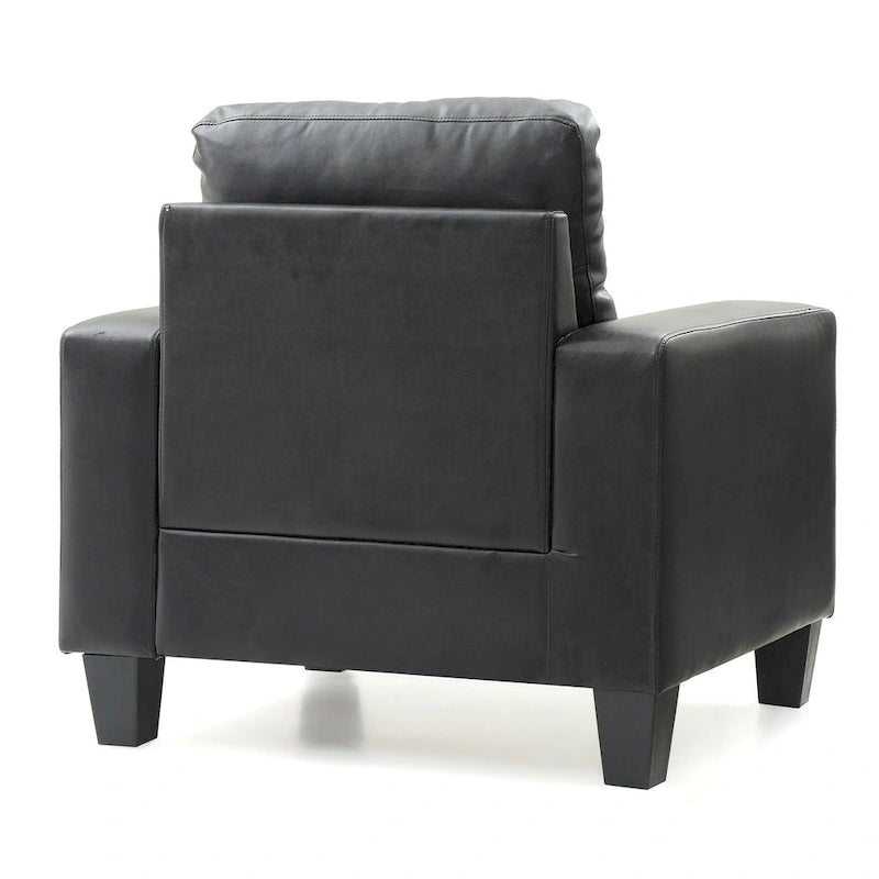 Fauteuil d'appoint avec coussins amovibles - 35L x 32W x 36H