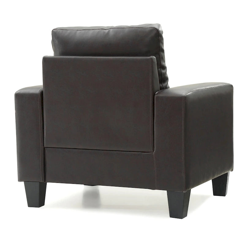 Fauteuil d'appoint avec coussins amovibles - 35L x 32W x 36H