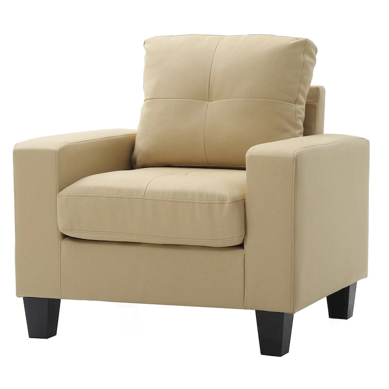 Fauteuil d'appoint avec coussins amovibles - 35L x 32W x 36H