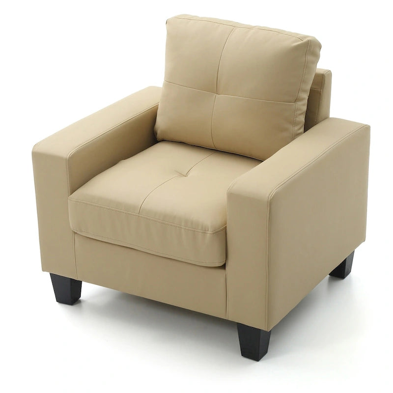 Fauteuil d'appoint avec coussins amovibles - 35L x 32W x 36H