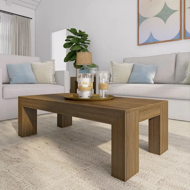 Modern Rectangular Coffee Table - 48 x 24