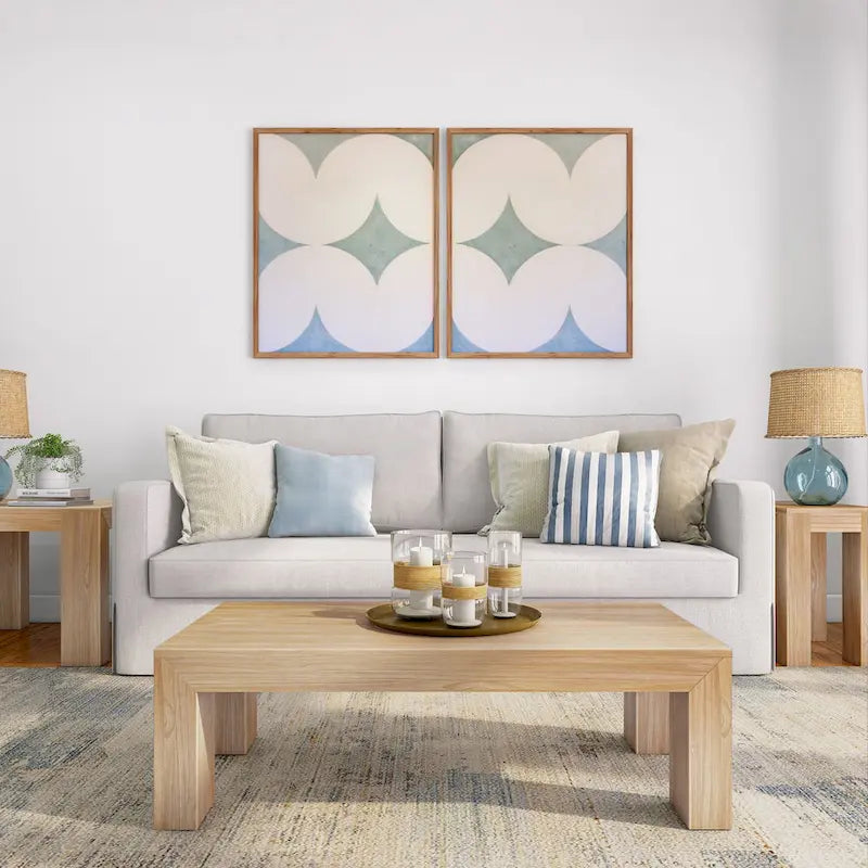 Modern Rectangular Coffee Table - 48 x 24