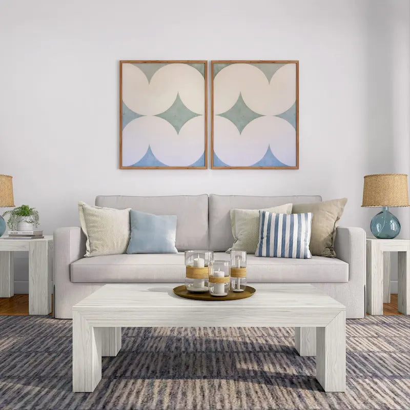 Modern Rectangular Coffee Table - 48 x 24