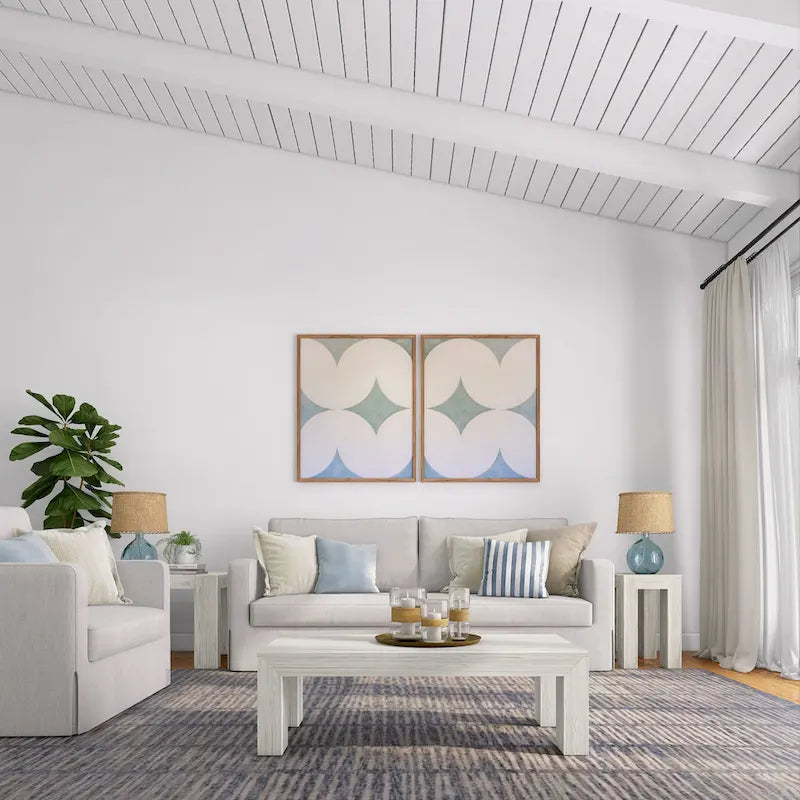Modern Rectangular Coffee Table - 48 x 24