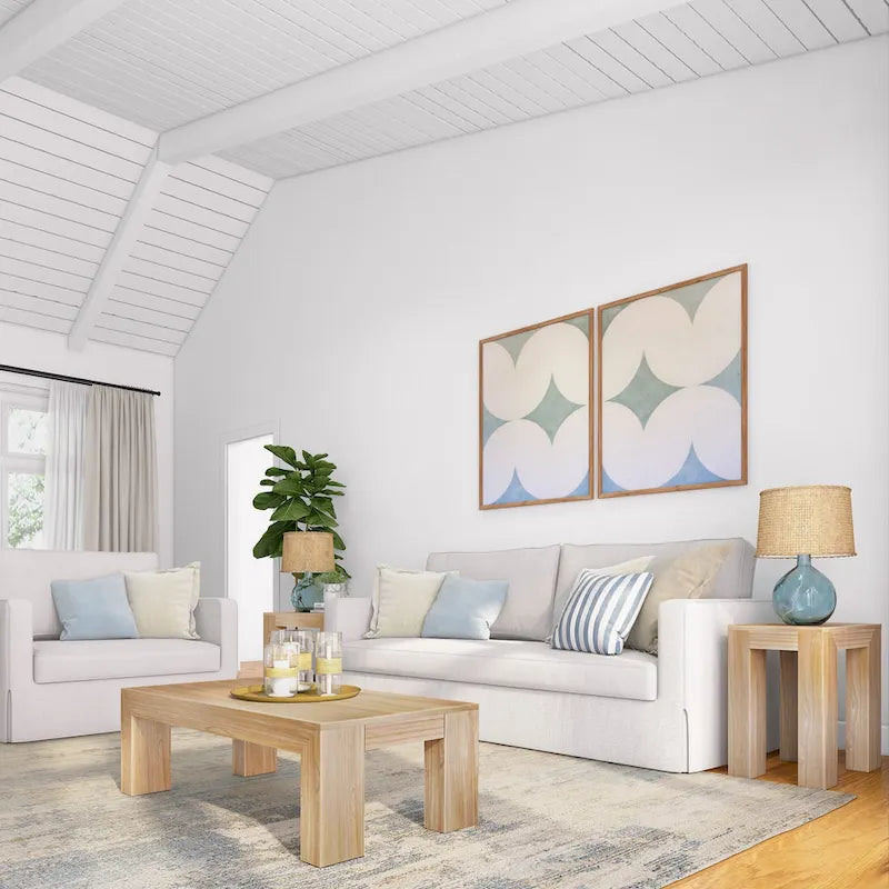 Modern Rectangular Coffee Table - 48 x 24