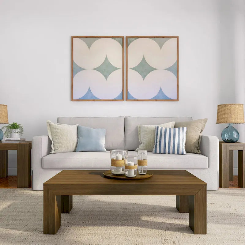 Modern Rectangular Coffee Table - 48 x 24