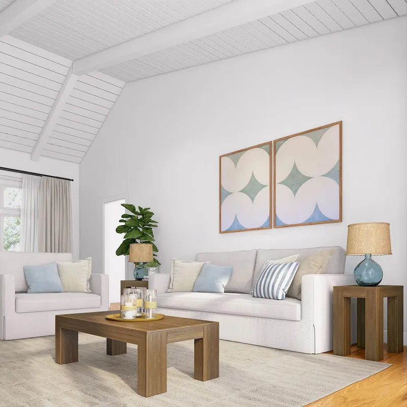 Modern Rectangular Coffee Table - 48 x 24
