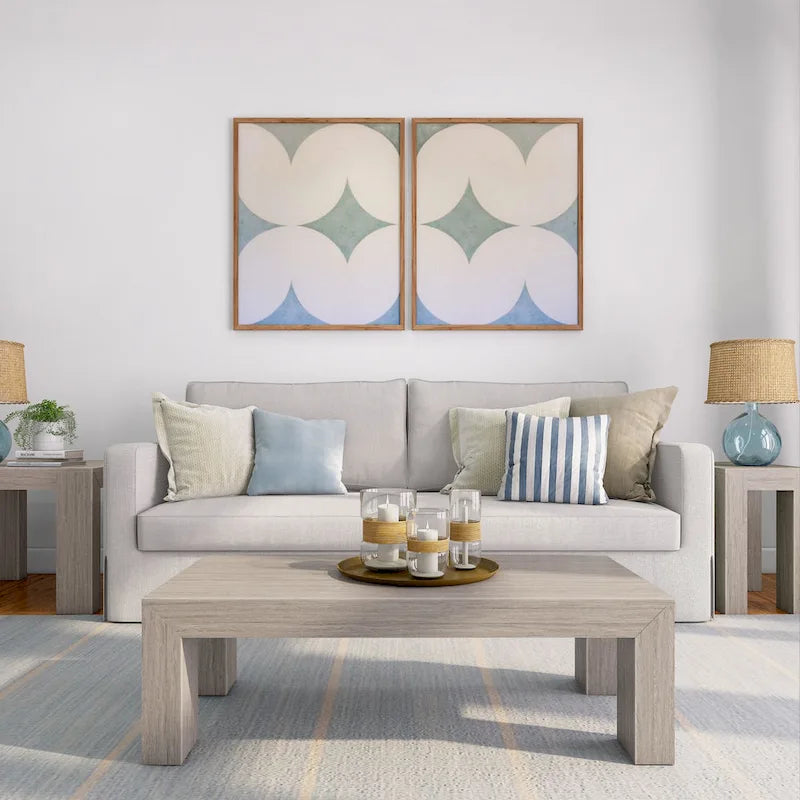 Modern Rectangular Coffee Table - 48 x 24