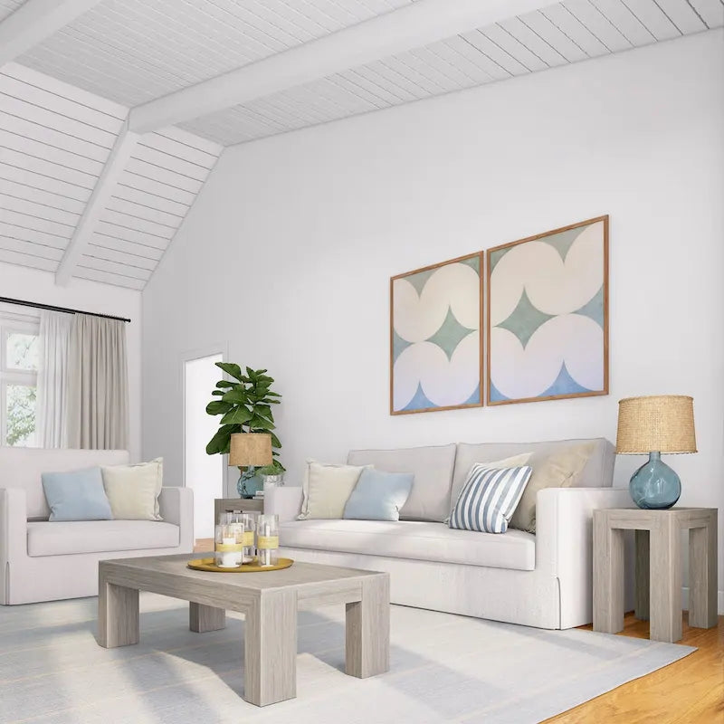 Modern Rectangular Coffee Table - 48 x 24