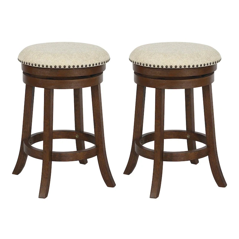 26-Inch Swivel Counter Stool Set of 2