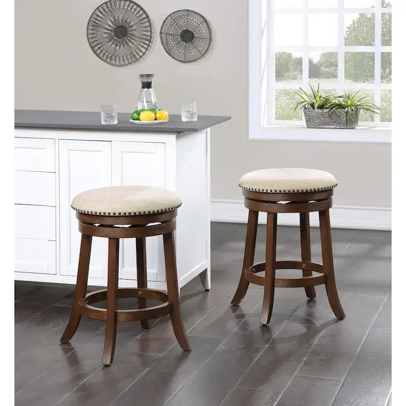26-Inch Swivel Counter Stool Set of 2