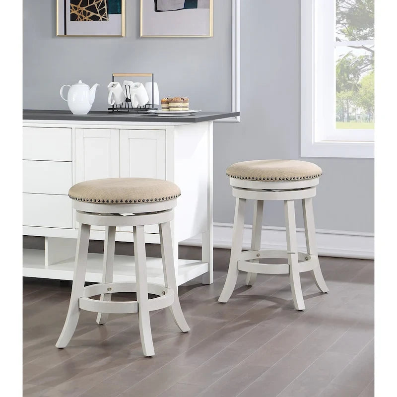26-Inch Swivel Counter Stool Set of 2