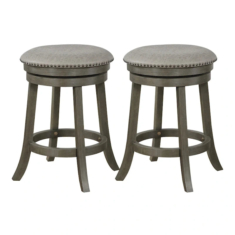 26-Inch Swivel Counter Stool Set of 2