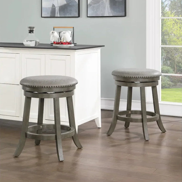 26-Inch Swivel Counter Stool Set of 2