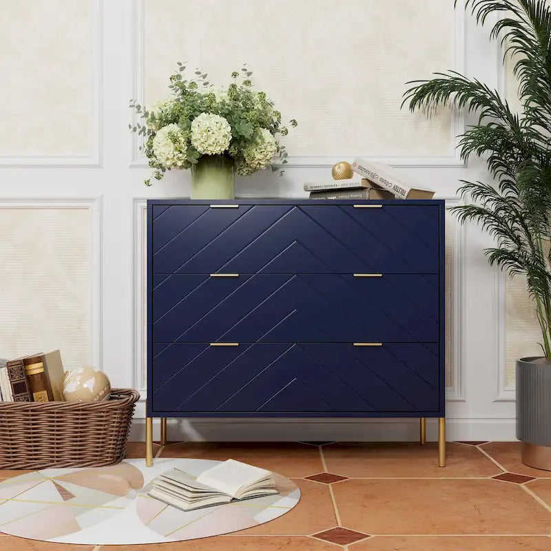 3-Drawer Storage Chest Dresser for Bedroom