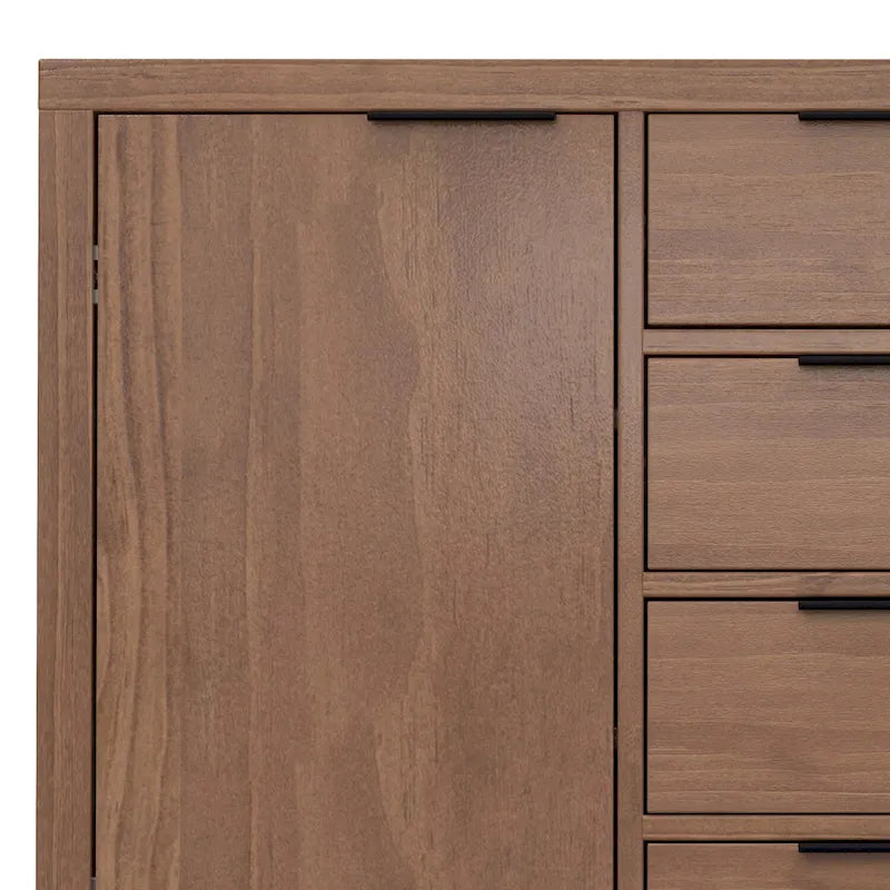 Aparador contemporâneo de 54" em madeira maciça - 18P x 54L x 36A