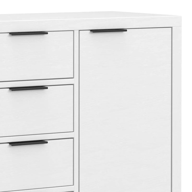 Aparador contemporâneo de 54" em madeira maciça - 18P x 54L x 36A