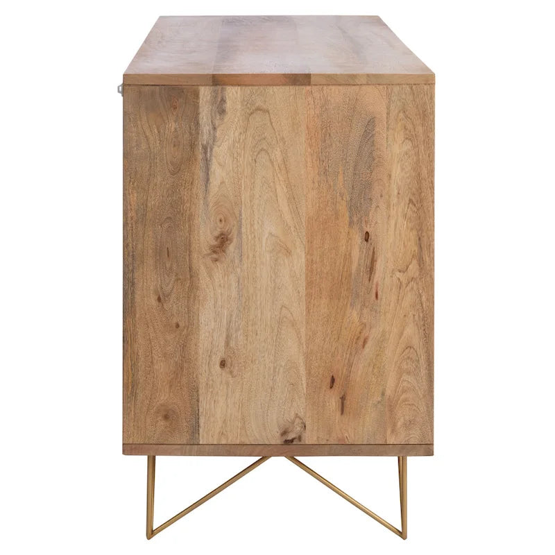 6-Drawer Hairpin Leg Dresser