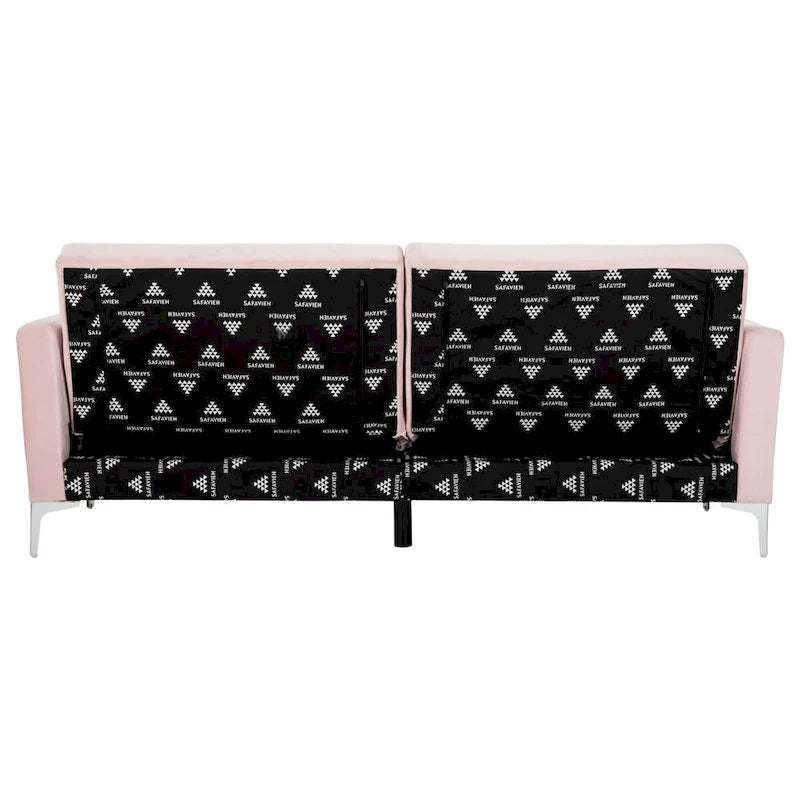 Contemporary Velvet Foldable Futon Bed