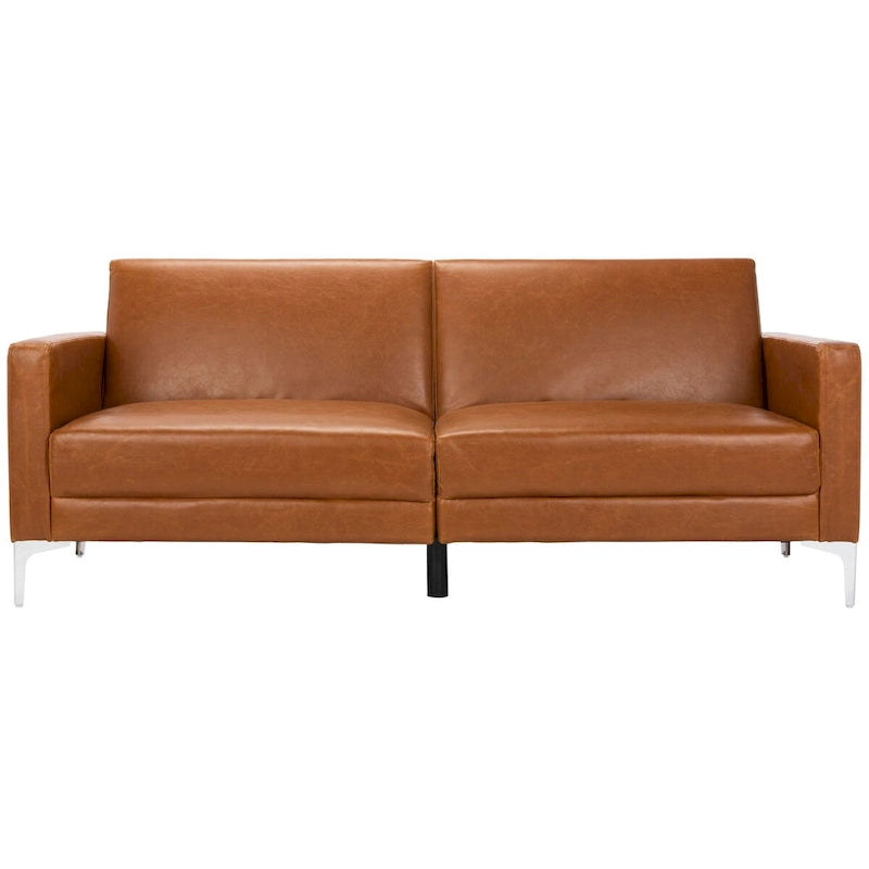 Contemporary Velvet Foldable Futon Bed