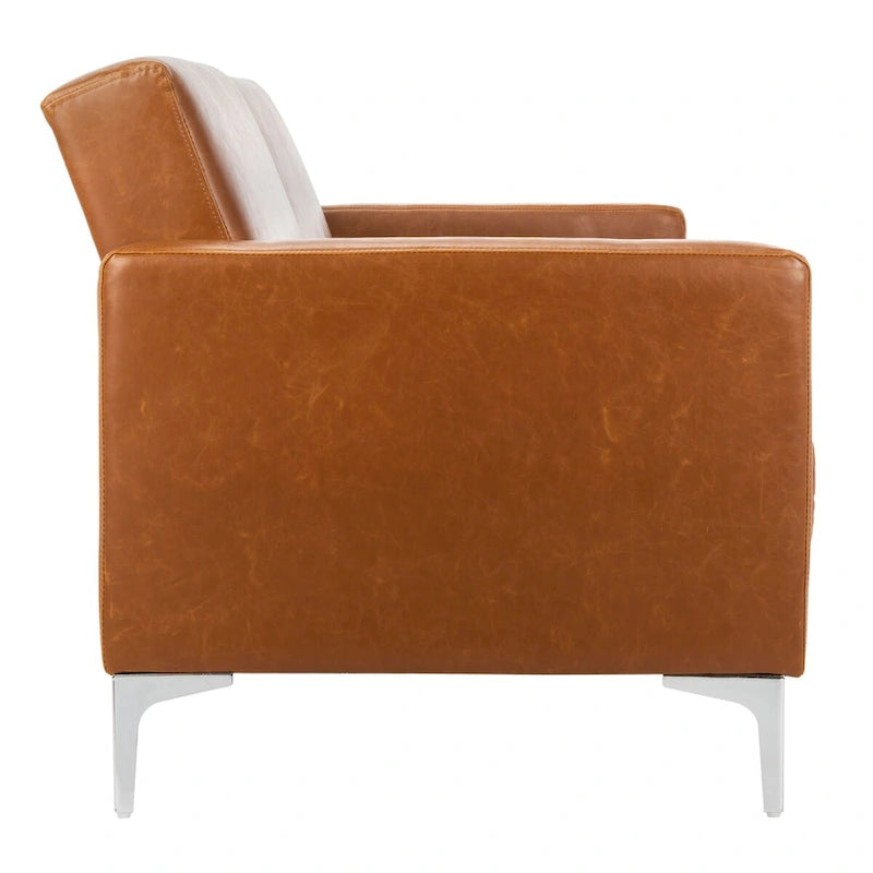 Contemporary Velvet Foldable Futon Bed