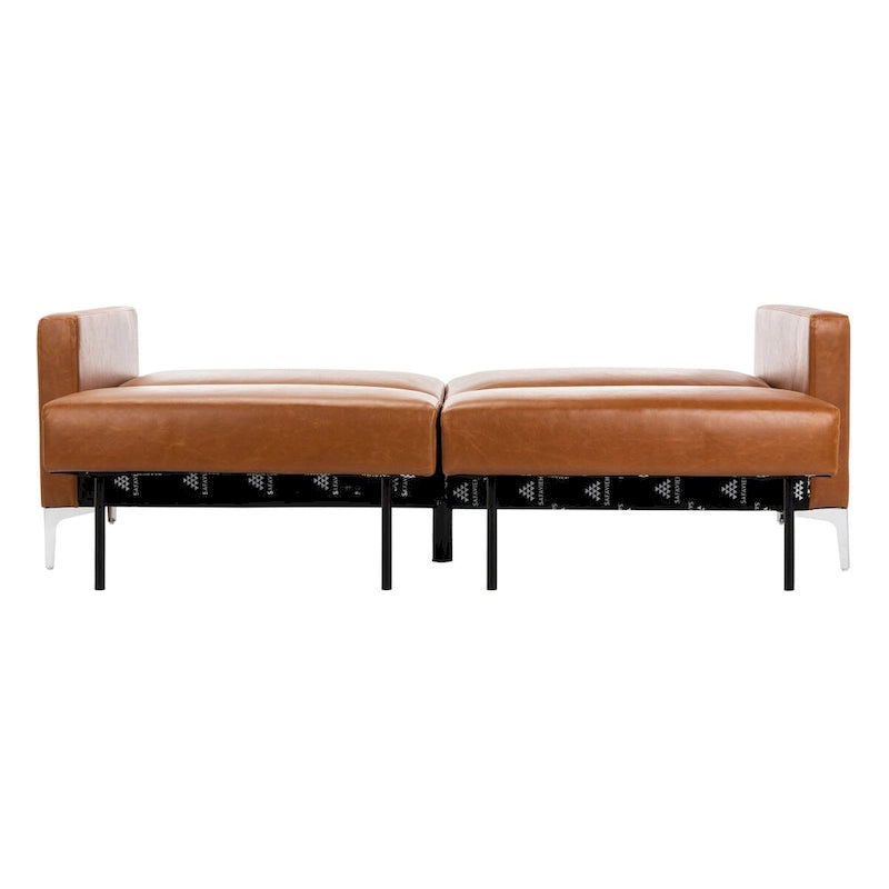 Contemporary Velvet Foldable Futon Bed
