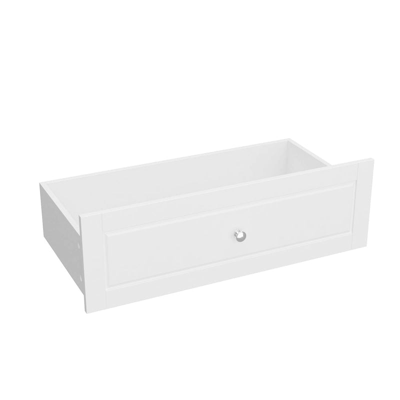 Bedroom Dresser with Silver Accents Sleek and Spacious Organizer Chest