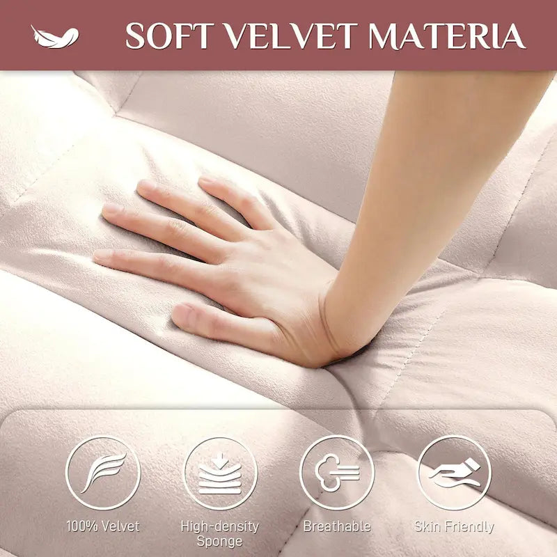 3-in-1 Multi-Functional Convertible Single Sleeper Sofa Bed