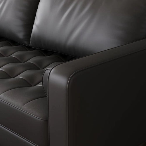 70.1" Sofa aus Kunstleder mit konischen Beinen
