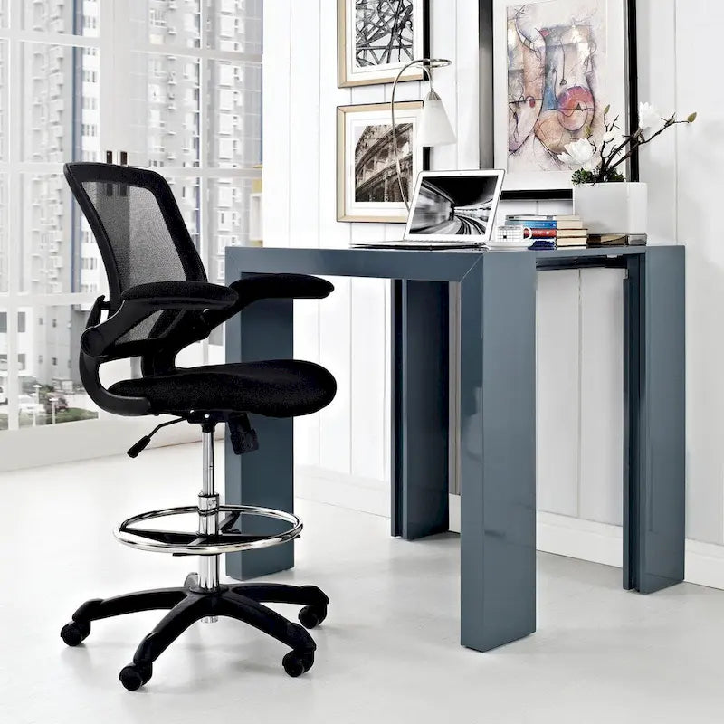 Drafting Chair with Mesh Back