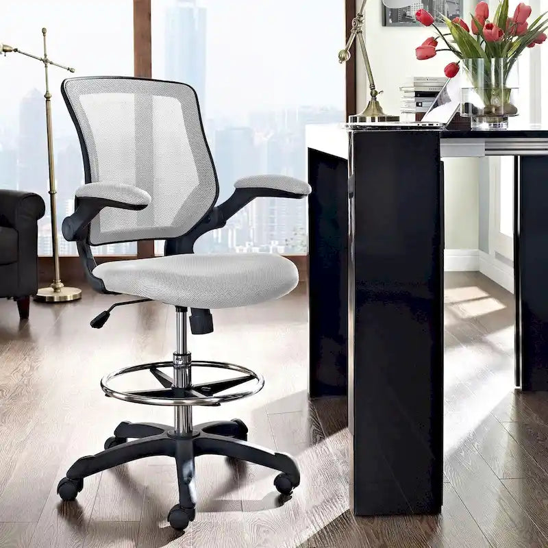 Drafting Chair with Mesh Back