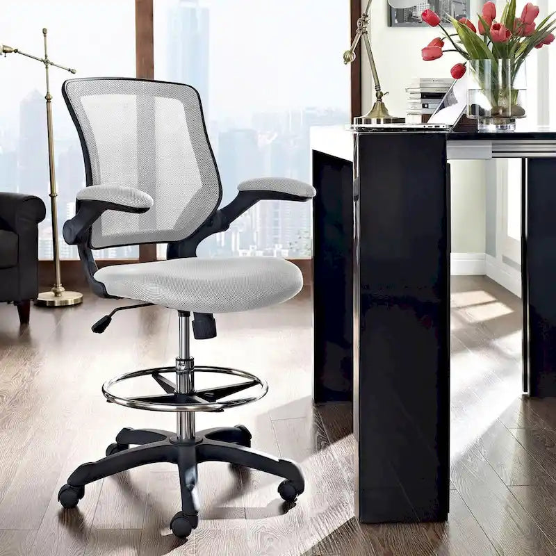 Drafting Chair with Mesh Back