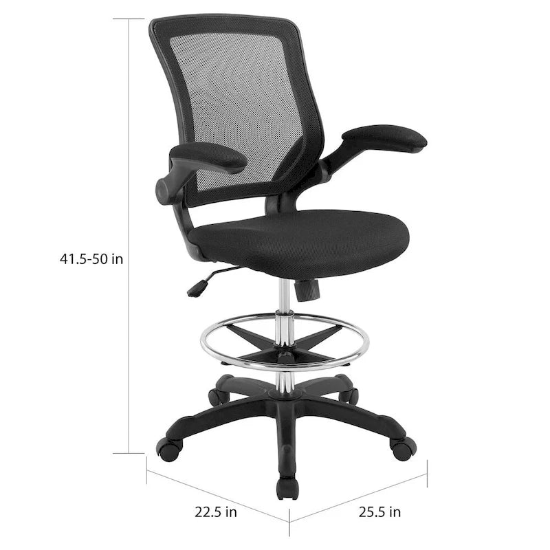 Drafting Chair with Mesh Back