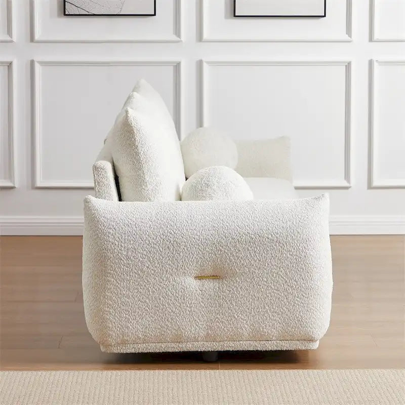 Smalle houten bank met verweerde afwerking, set van 2, bruin en wit