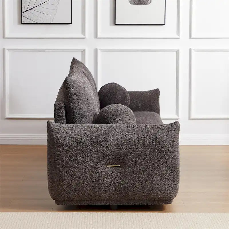Smalle houten bank met verweerde afwerking, set van 2, bruin en wit
