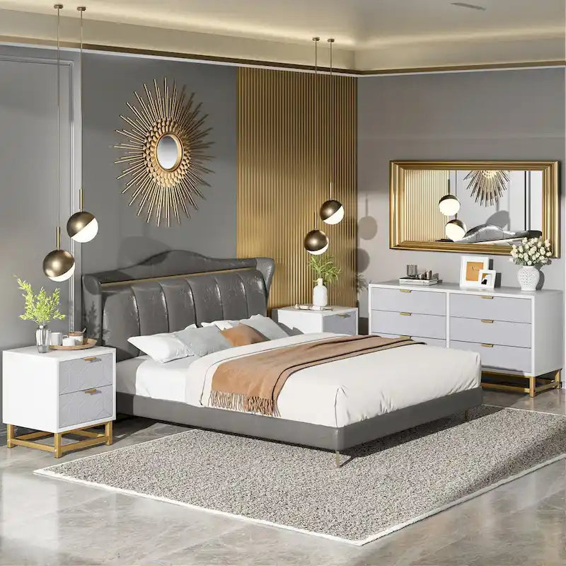 Kommode mit 6 Schubladen fürs Schlafzimmer, Schubladenkommode aus Holz
